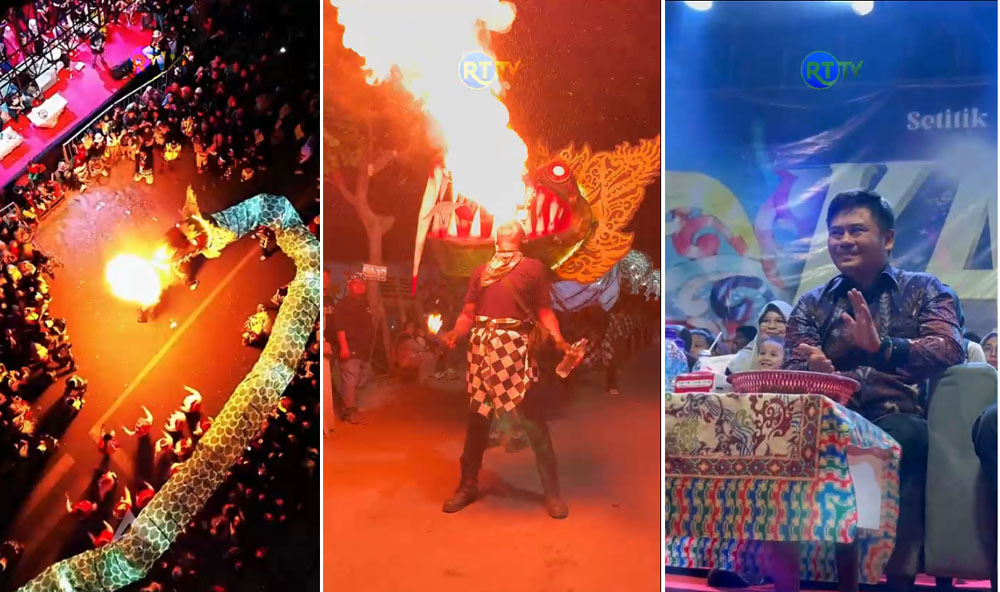 Kajen Light Carnival 2025 Kabupaten Tegal: Ribuan Pasang Mata Pengunjung Dimanjakan Gerlap Cahaya Warna Warni