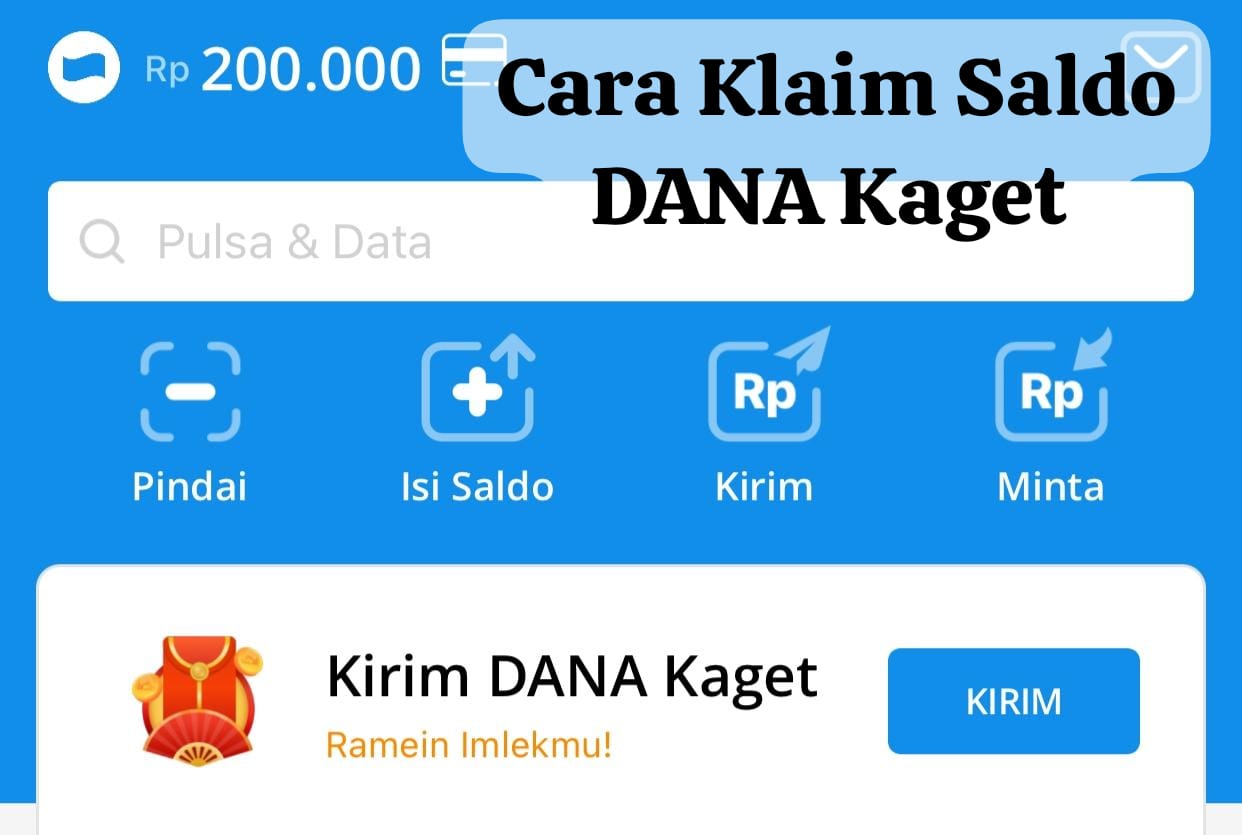 Cepat dan Mudah, Ini Cara Klaim Saldo DANA Kaget hingga Ratusan Ribu